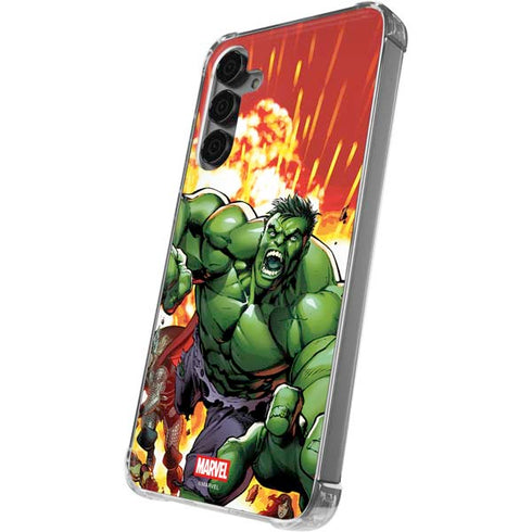 Marvel Avengers Assemble Hulk Galaxy S24 Plus Clear Case